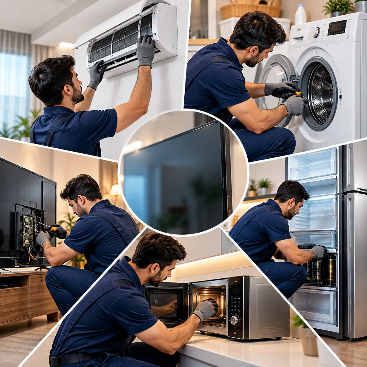 SBS Service Center technician at work